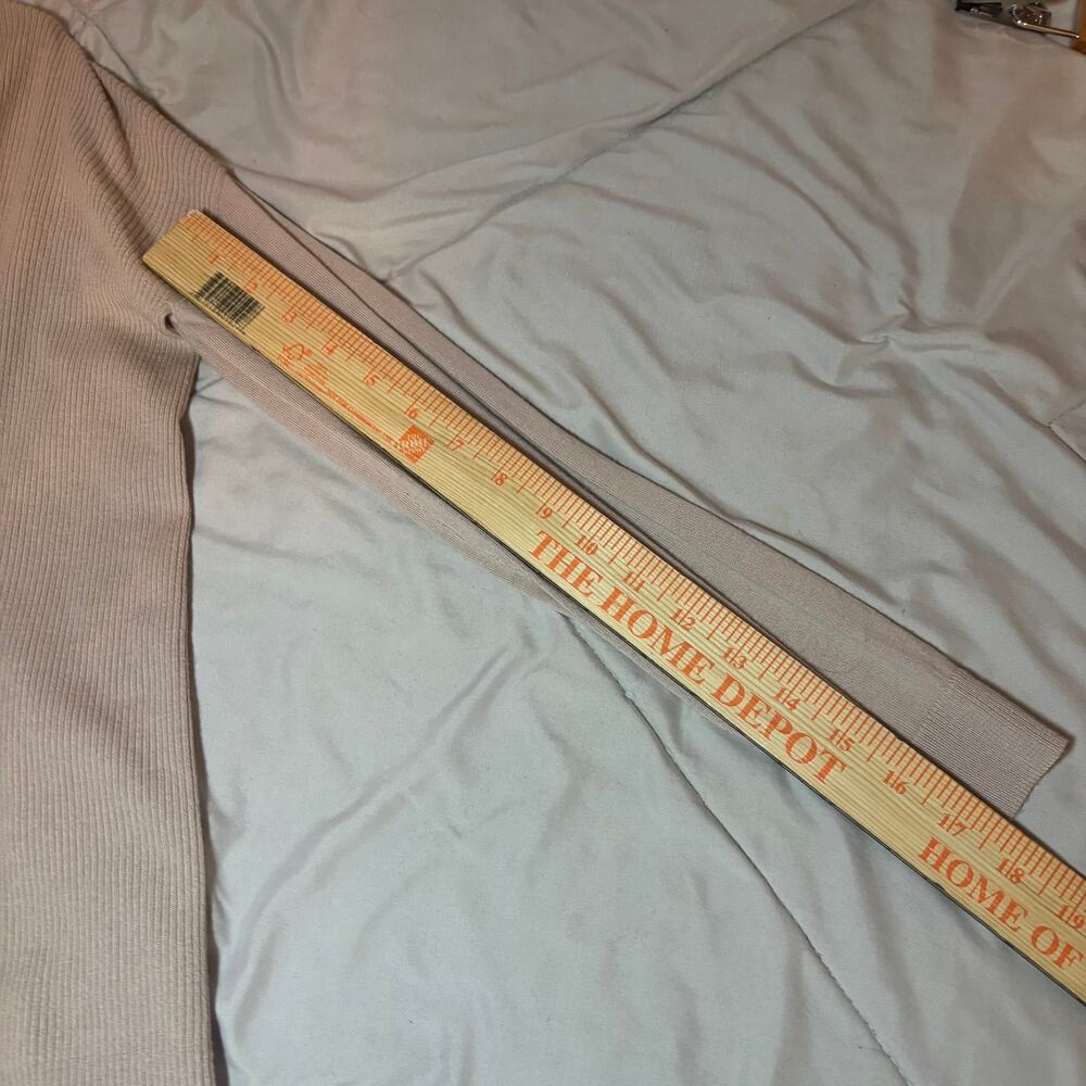 Theory Pink Linen Blend Draped Open Front Cardiga… - image 5